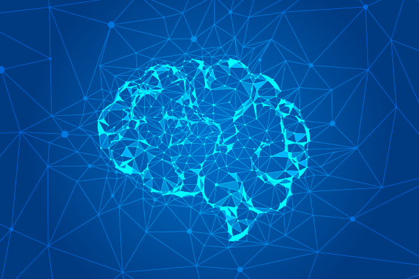 blue brain AI graphic