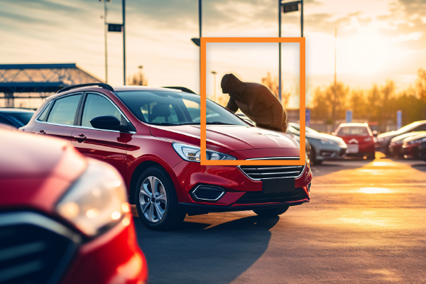 video remote guarding for car dealerships