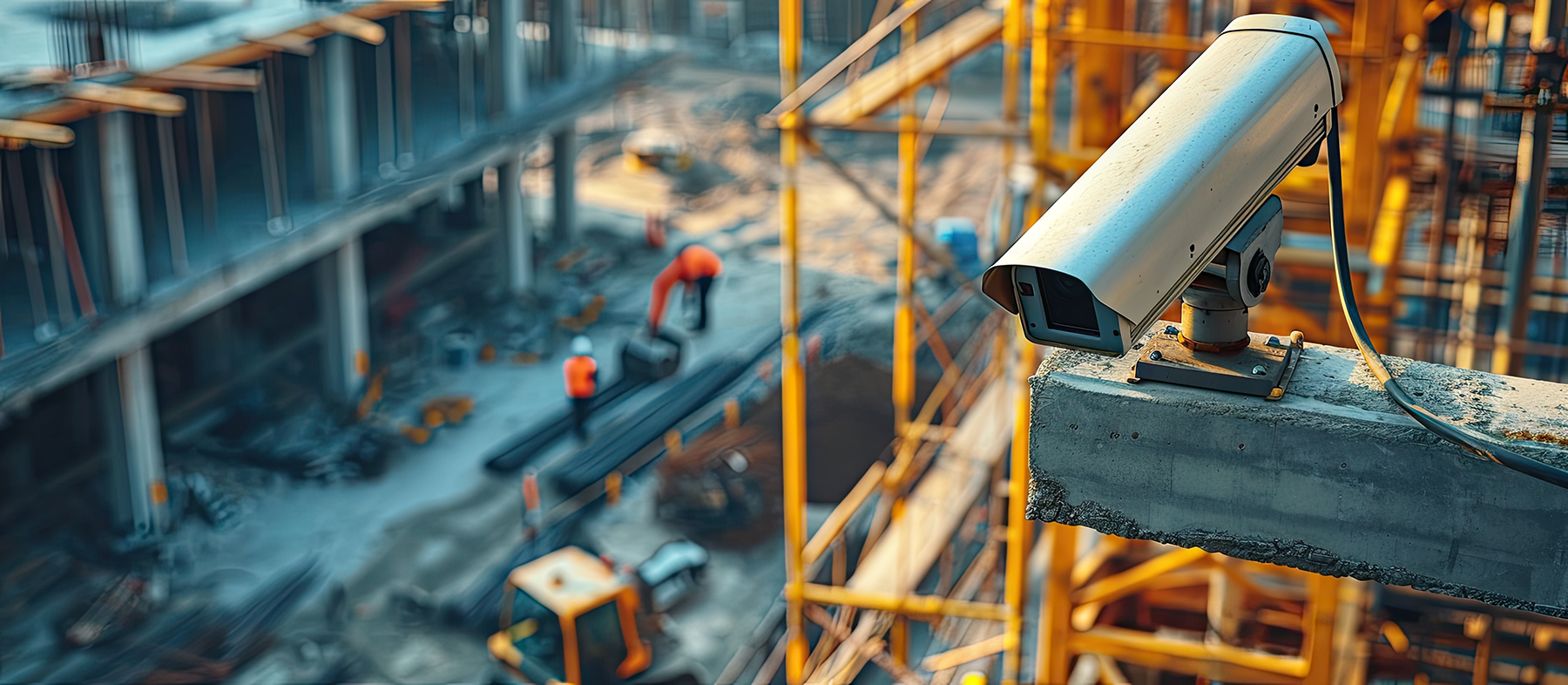 Remote Video Guarding Construction Site