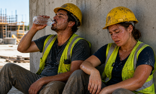Heat monitoring technology for workforce safety