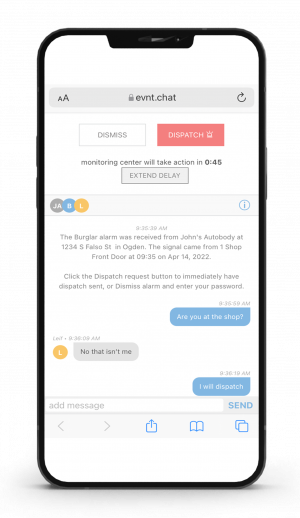 chat mockup