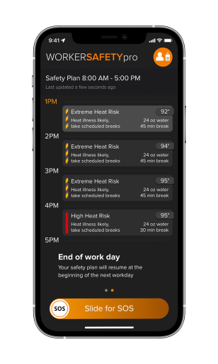 Heat Stress apps for workers