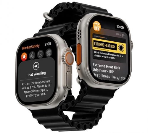 Heat stress apps for smart watches