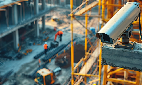 Remote Video Guarding Construction Site