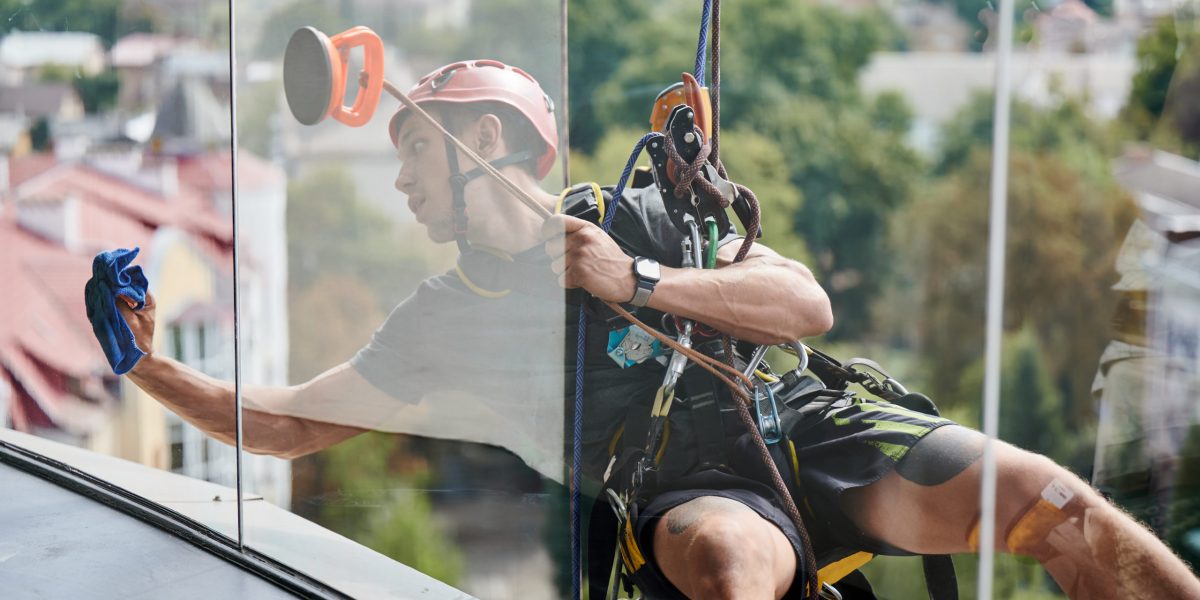 safety solutions for window washers at height and from rigging systems