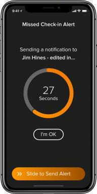 worker safety pro app missed check in alert